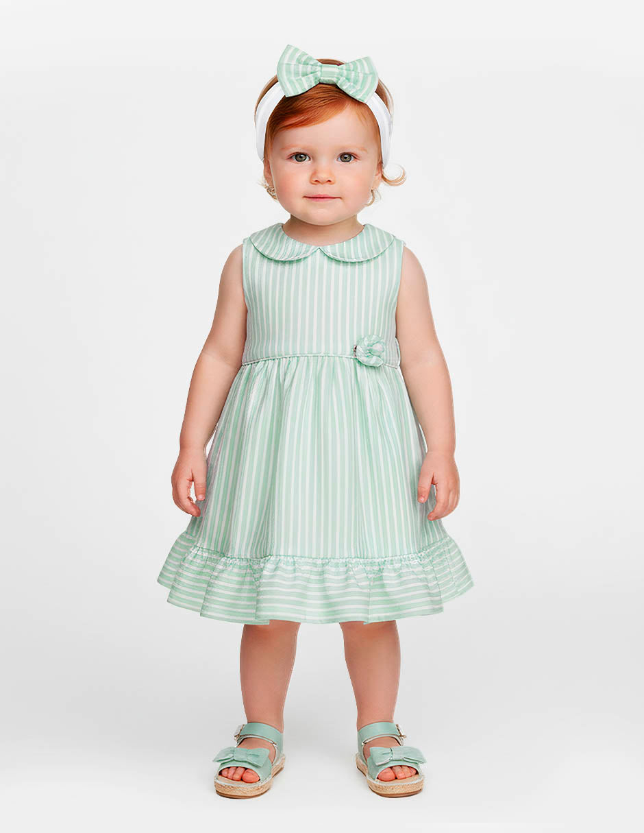 Bata para Bebé Niña Verde Menta | Tallas 12 y 18 Meses | Gerat