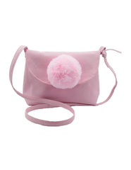 Chamarra Rosa de Peluche para Niña con Bolsa Gerat