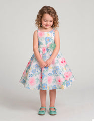 Vestido Clásico Floral para Niña Gerat | para Ocasiones Especiales