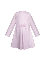 Abrigo Rosa para Niñas Gerat con Moños Decorativos