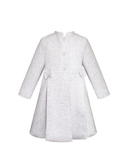 Abrigo Blanco Elegante para Niña Gerat