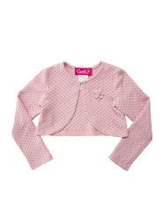 Suéter Rosa para Niña Gerat con Flor Decorativa