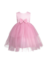 Vestido con Abrigo para Bebé Gerat en Color Rosa