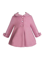Abrigo Rosa para Bebé con Gorro y Balerina Gerat