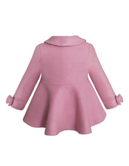 Abrigo Rosa para Bebé con Gorro y Balerina Gerat