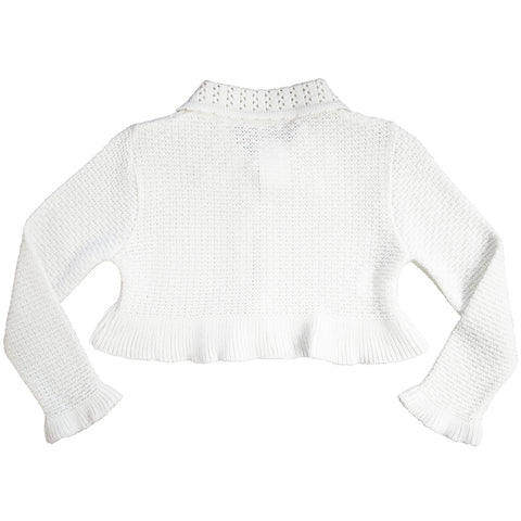 Suéter para niña Gerat color blanco