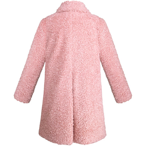 Abrigo juvenil color rosa Gerat