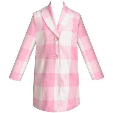 Abrigo juvenil color rosa con hueso Gerat