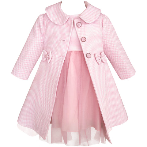 Bata con abrigo para bebé rosa Gerat