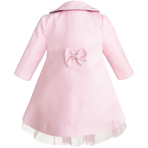 Bata con abrigo para bebé rosa Gerat