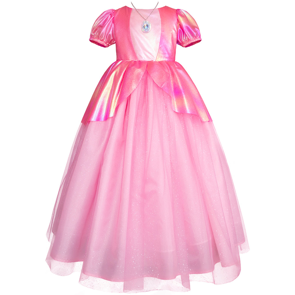 Vestido de princesa color rosa Gerat