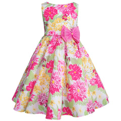 Vestido Floral para Niñas 3 a 8 Años Fiusha Gerat