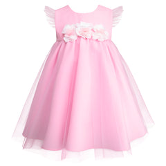 Batita Rosa Elegante para Bebés de 12 a 18 Meses Gerat