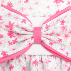 Vestido Gerat Casual Rosa con Moño para Niñas de 4 a 10 Años