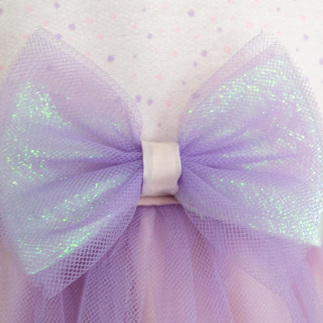 Conjunto Abrigo y Vestido de Fiesta para Bebé Niña Lila y Rosa - Gerat