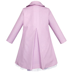 Vestido Gerat con Abrigo Lila para Niñas Pequeñas