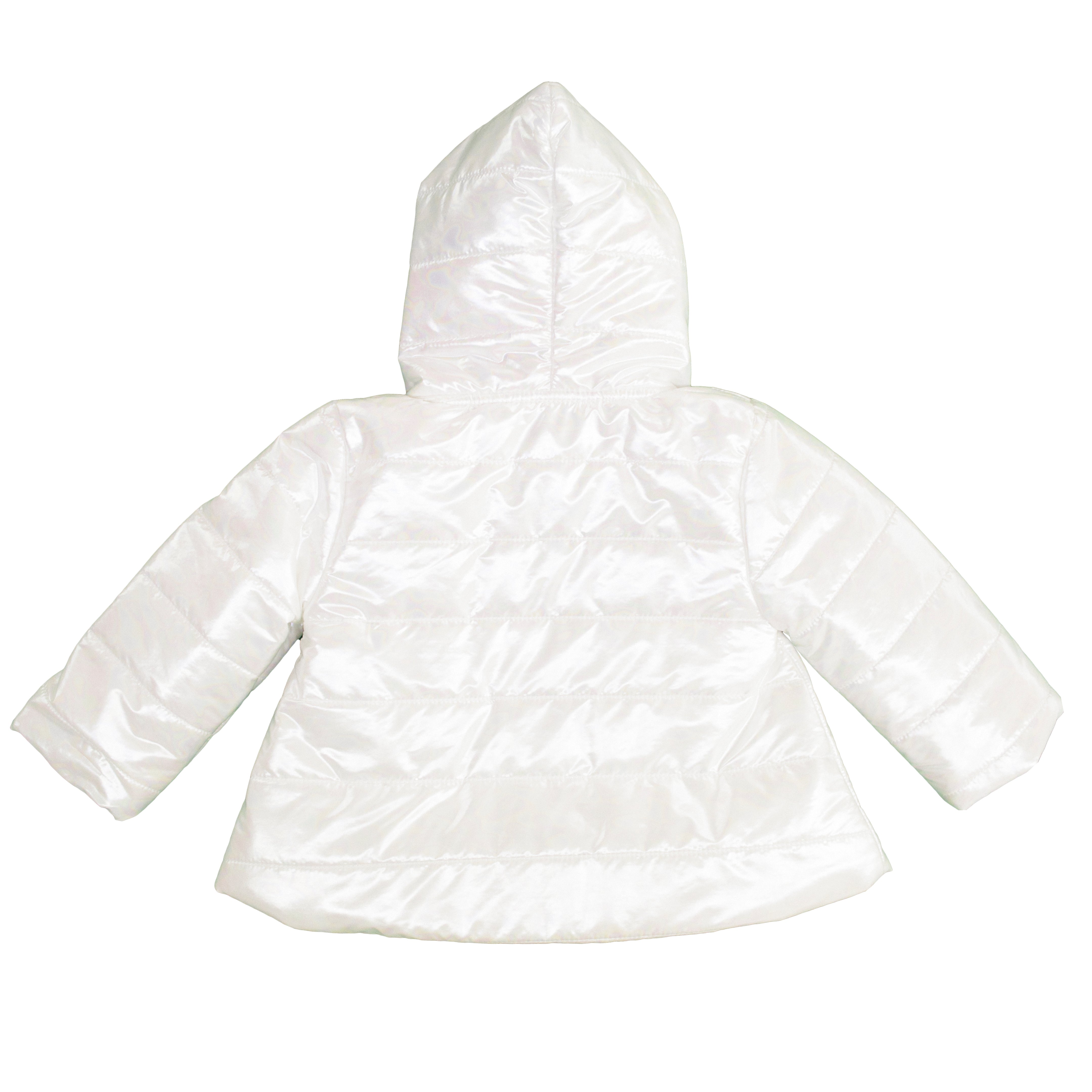 Chamarra Blanca para Bebés de 12 a 18 Meses - Diseño con Capucha y Orejas Gerat