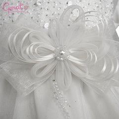 Vestido para niña Gerat blanco para Primera Comunión
