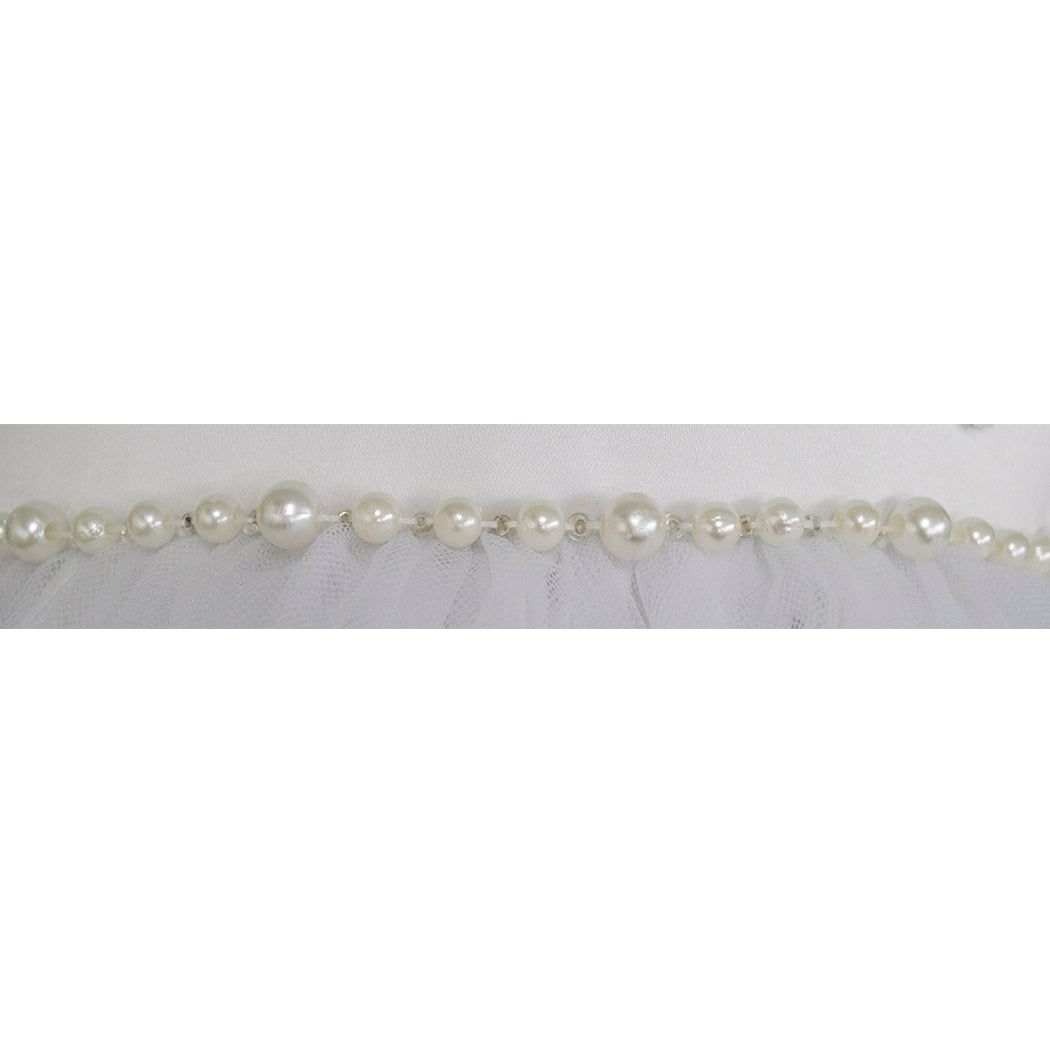 Vestido para bautizo color blanco Gerat