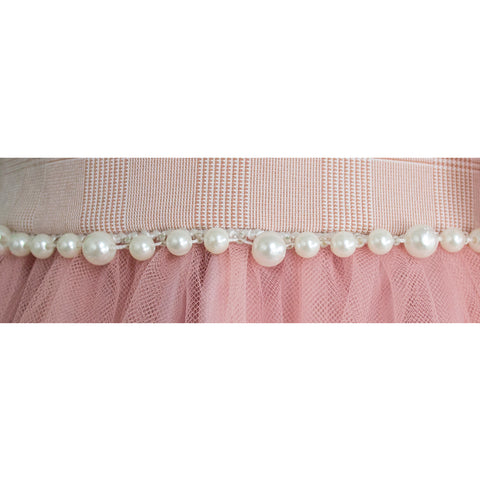 Conjunto para niña de abrigo,vestido rosa Gerat