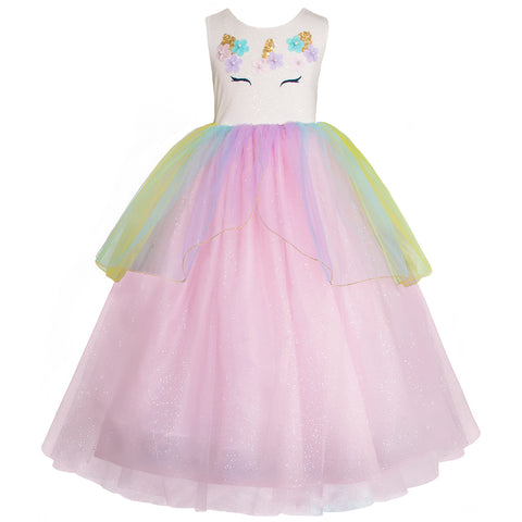 Vestido para niñas de unicornio Gerat