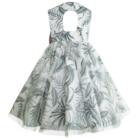 Vestido para niñas color verde Gerat
