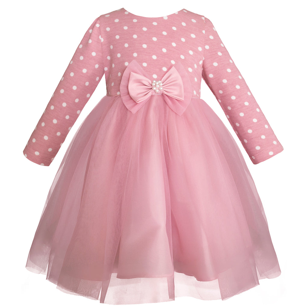 Vestido Tutú para niñas 2 y 3 años Gerat color palo de rosa
