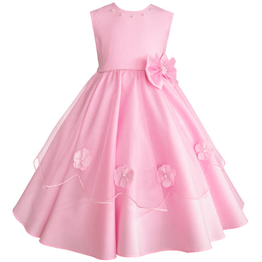 Vestido para niñas rosa pastel Gerat