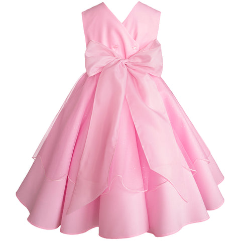 Vestido para niñas de 2 y 3 años rosa pastel Gerat