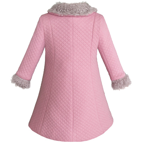 Abrigo para niña 2 y 3 años color rosa Gerat