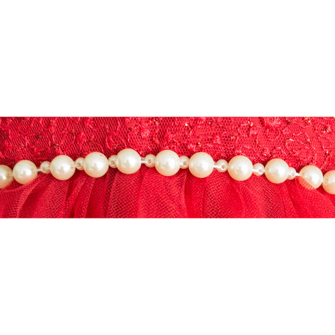 Bata para bebé de fiesta color Rojo Gerat