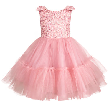 Vestido de fiesta para niña palo de rosa Gerat