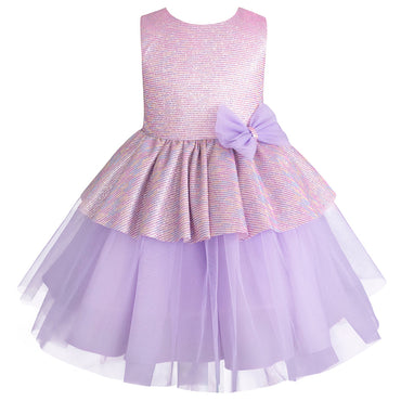 Vestido con Tutú para niñas de fiesta Gerat color lila