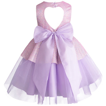 Vestido con Tutú para niñas 2 y 3 años Gerat color lila