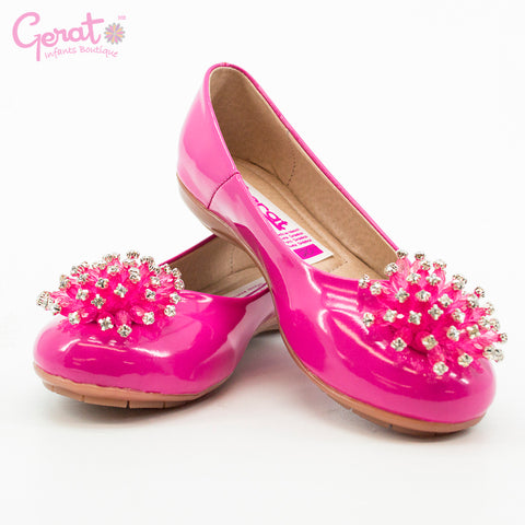 Zapatos para niña de fiesta color fiusha